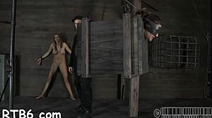 In a twisted tale of dominance, the European couple dives into nasty BDSM with hardcore fucking, blowjobs, and ball licking.