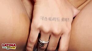 Brace face teen 18+ contrasts Latina porn casting with pussy stretched and cum filled in homemade interview