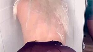 Twerk compilation alert - huge buttocks riding dildo, wet masturbation with Blondie Fesser, plus blowjobs and slaps in lingerie.