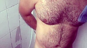 Hide Jerkingoff In The Shower And Cumming Over My Leg!