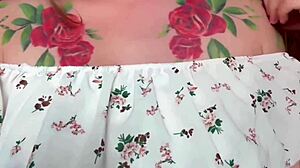 Beautiful natural girl fingers wet pussy solo!