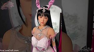 shino moon queen's alluring japanese sf cosplay form in jiusheng doll style