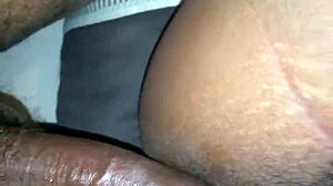 Hairy skank swaps between anal fucking and pussy action in rough session.