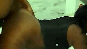 Safada Ebony Latina Cums with Big Natural Tits