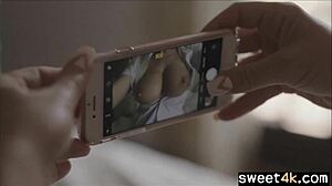 Virgin stepson experiences first time riding with busty stepmom in suggestive encounter