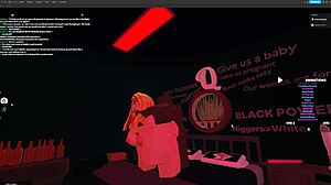 Blonde bitch takes monster cock for rough big black cock quickie in intense session