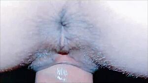 computer shows home sex where teacher and student explore couple anal in stockings. milf wife bends over for assfucking in lingerie.