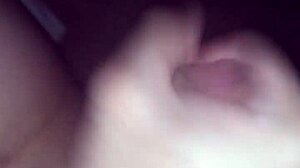 she enjoys a quick solo masturbation session in casual style