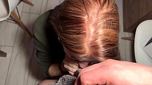 hey, we got wild with deepthroat and creampie at my parents' house pov style