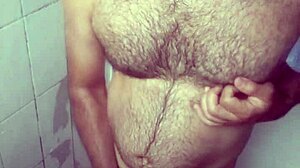 Hide Jerkingoff In The Shower And Cumming Over My Leg!