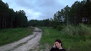 Amateurs And Latina Redhead In Public Outdoor Voyeur Scene