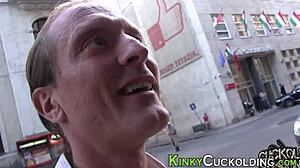 Blonde Babe Dominates and Rides Huge Black Cock for Facial Cumshot in Cuckold Humiliation.