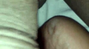 Why does this man play with his huge black monster cock in close-up view?