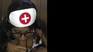 Oh man, this latina nurse at the hospital is like, totally young and handling patients... wait, what was I saying?