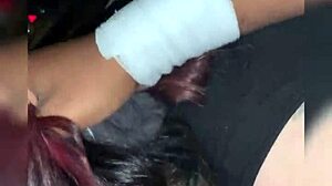 Hey, check out this emo chick who's all about that intense face action with a massive black cock, she's begging for it rough