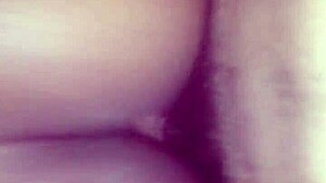 oh wow, how does this ebony babe with a big ass handle that light-skinned dick so deep?!