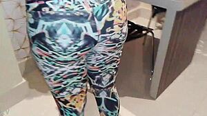 Hey, I got this new pants and body - trying on lycra now