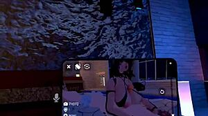 mistress megara teases her big tits and ass while dominating in femdom fun today