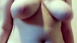 Why not oil up and ride this dildo with huge bouncing natural tits?