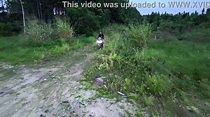 Amateurs And Latina Redhead In Public Outdoor Voyeur Scene