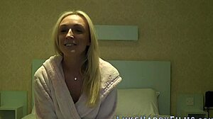 Costumed British blonde, you ready to suck that massive shlong deep?