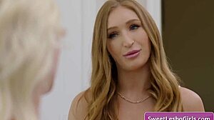 amazing lesbian babes skylar snow melissa stratton and slimthick vic kiss grope and orgasm in sexy lingerie