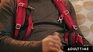 Adult time - milf lauren phillips caught masturbating by horny teen 18+ neighbour they finish together