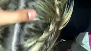 rich blonde slut takes deepthroat blowjob from black cock before cumshot