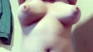 Why not oil up and ride this dildo with huge bouncing natural tits?