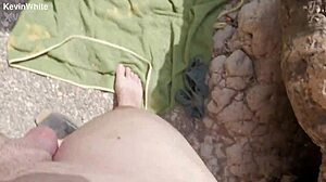 Irmã de Padrasto Amadora Morena Leva Foda na Praia em Sexo Público ao Ar Livre