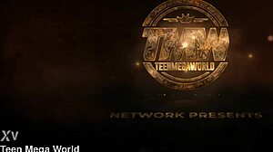 Orgasm on a Kitchen Table with Petite Blonde Fingering Her Natural Small Tits - Trailer