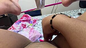 Testing New Toy Bought Online for Solo Fun