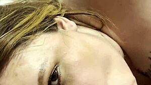 Dj Brisa Sucks Cock Until Gagging on Bed