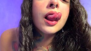 I casually grabbed that glass toy and fucked my ass, then went straight to mouth action.