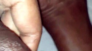 Why does this man play with his huge black monster cock in close-up view?