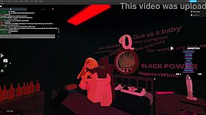 Blonde bitch takes monster cock for rough big black cock quickie in intense session