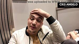 i got stuck in the elevator with my married neighbor and ended up fucking him passionately in part 01