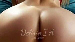 AI-generated blonde angels in intriguing scenes