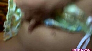 Post-Op Ladyboy Wawa Gets Bareback Creampie In Lingerie