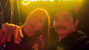 Amateur milf flashes pussy to friend at swing party then takes his big cock deep