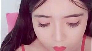 I watch bigo show cam with sexy asian girl showing huge natural tits live