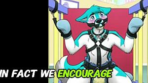 Diapered furry explores first time delights in part 1!