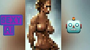 jennifer lopez has those huge tits and ass with a perfect body in this ai art tribute
