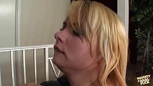 Lee Stone Drills Young Bitch's Ass Deep. Natural Tits Bounce in Doggystyle Cum Finish.