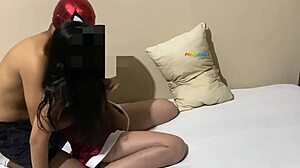ay amor, this young 18-year-old latina screams in pleasure as she's fucked hard in her skirt in la paz bolivia