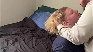 Romantic couple enjoys intimate doggystyle with passionate kissing in episode 14