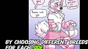 Diapered furry explores first time delights in part 1!