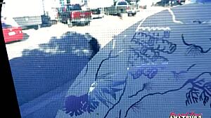 tattooed brunette raven lane starts by sucking a hard cock before bending over for facial cumshot in pov