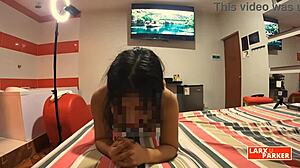 Room Casting Perla Gets Her Pussy Licked In Doggystyle And Loves It Too Much!