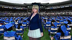 Blonde With Tits In Overstuffed Game Ending Where You Let Her Go